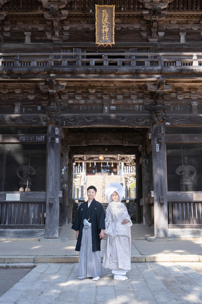 筑波山神社でロケーションフォトウェディング