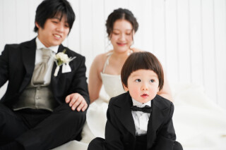 お子様のタキシード姿も素敵です!