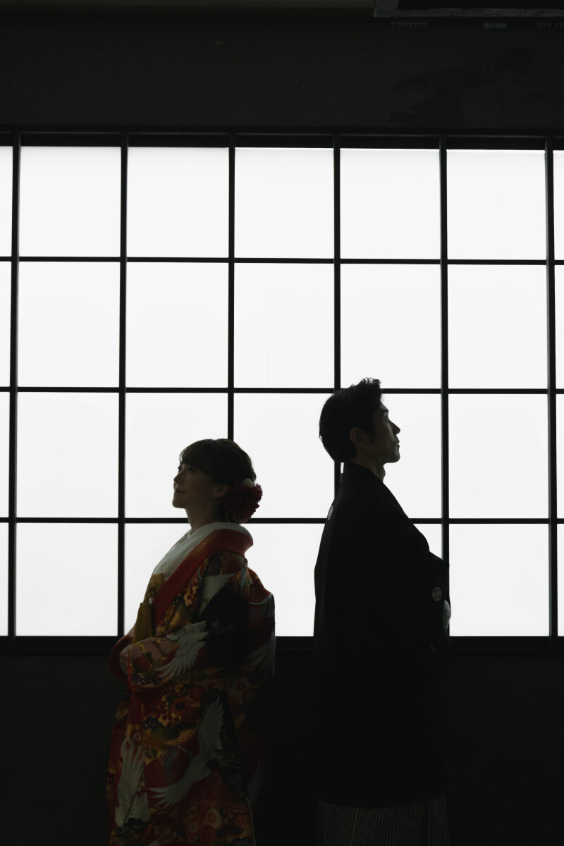 和装の美しさを引き立てるスタジオ撮影