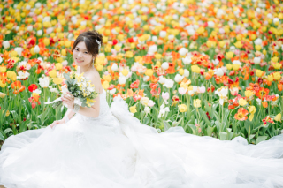 女性の美しい瞬間を