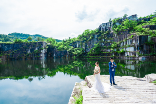 自然に囲まれて