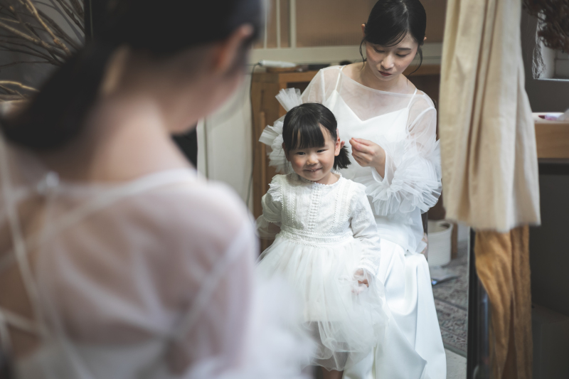 お支度の時間も、大切な思い出