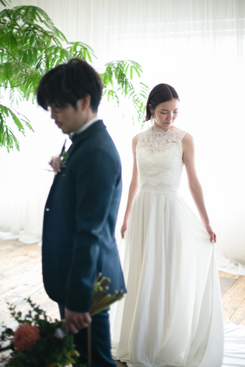 ドレス紹介 ◇ とろみサテンのシンプルキャミソールドレス