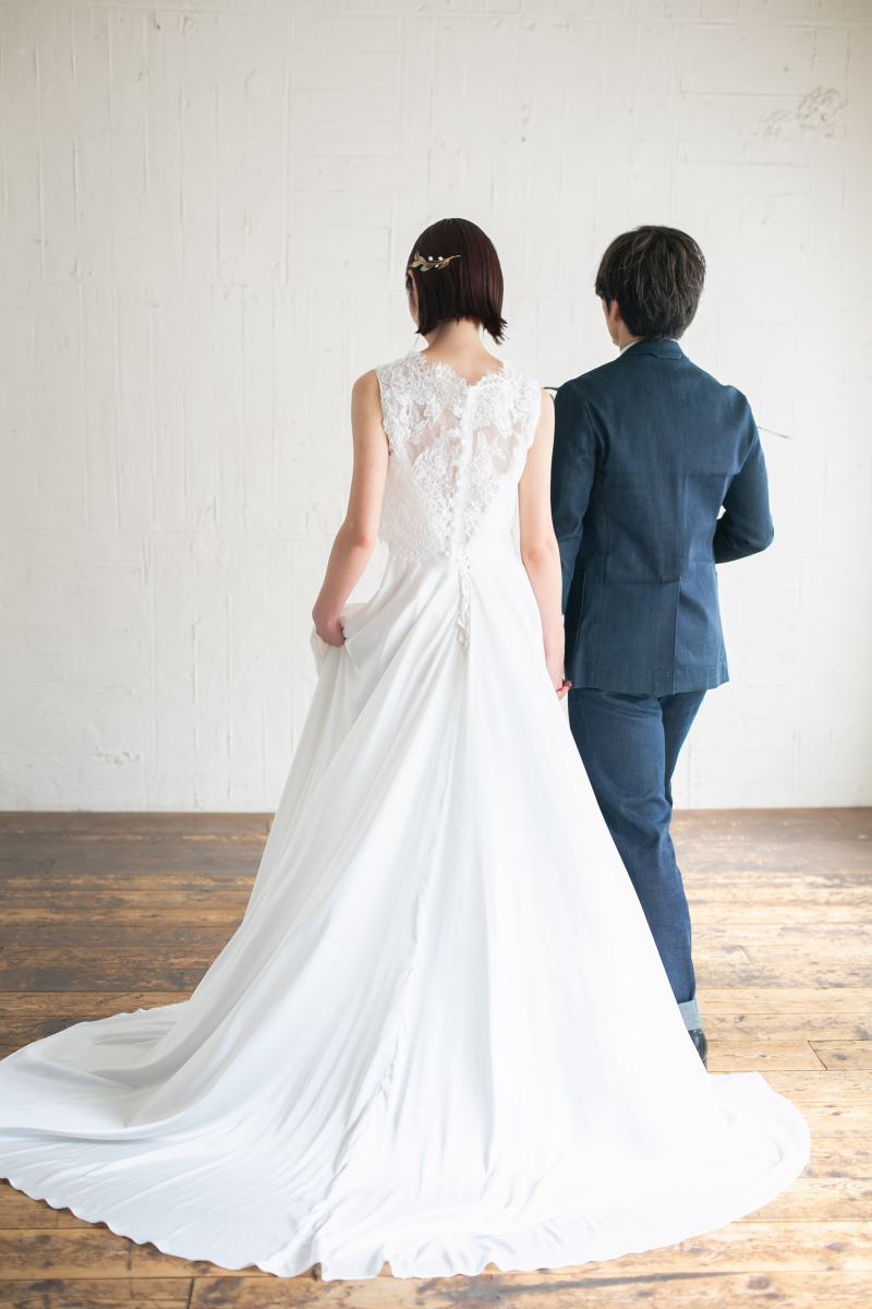 ドレス紹介 ◇ とろみサテンのシンプルキャミソールドレス