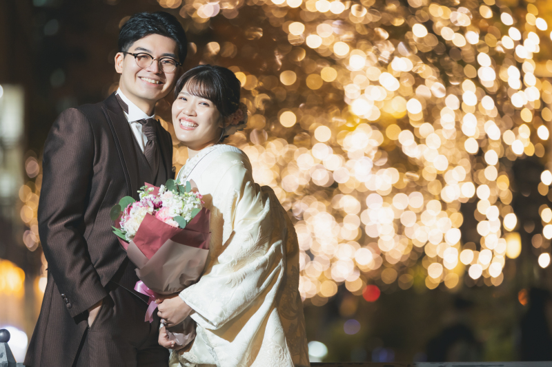 白無垢とタキシードで東京周遊ロケーション!