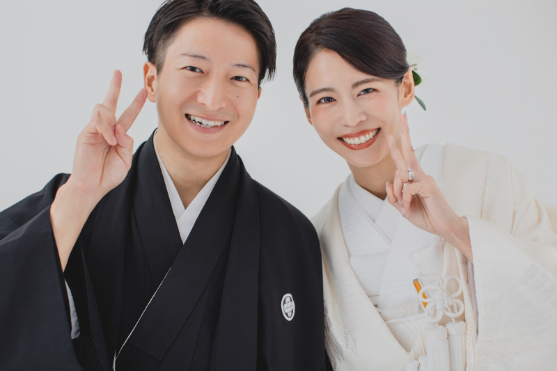 シンプル綺麗なスタジオ撮影