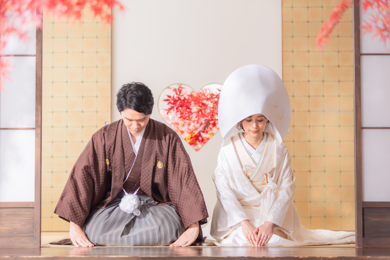 秋にピッタリご新郎様お衣装のご紹介