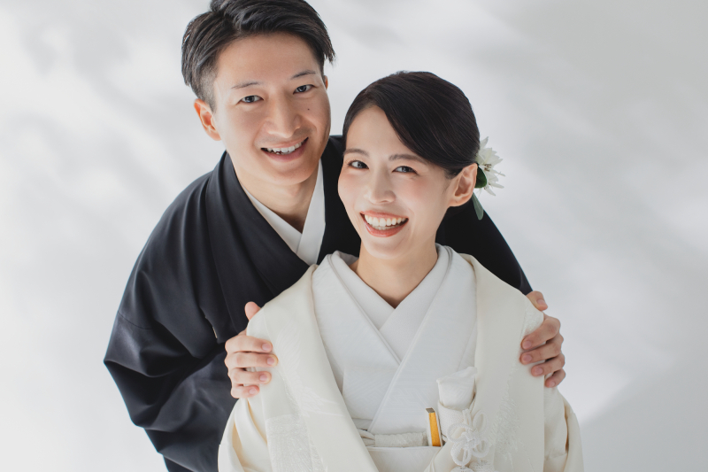シンプル綺麗なスタジオ撮影