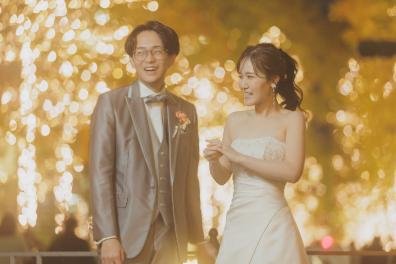 丸の内・東京駅での煌めくウェディングフォト