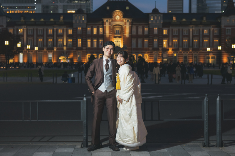白無垢とタキシードで東京周遊ロケーション!
