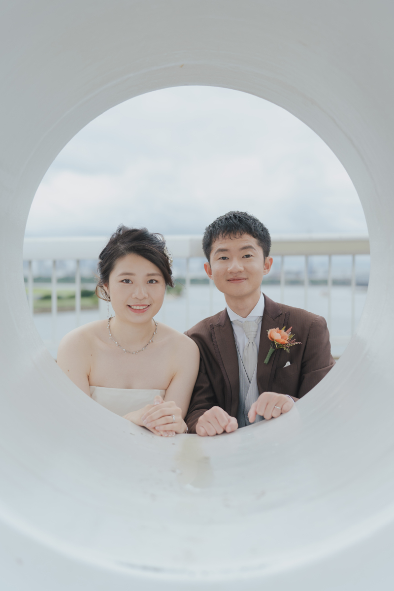 都会の公園と海で