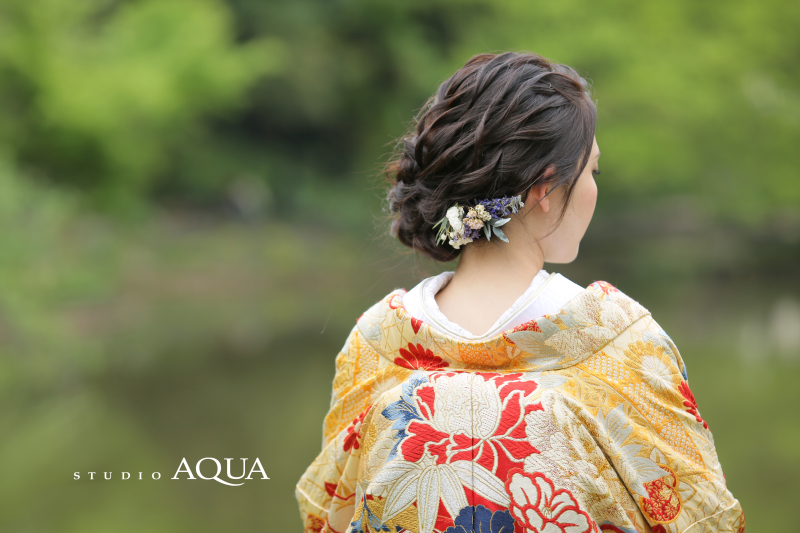 色打掛 ヘアスタイル