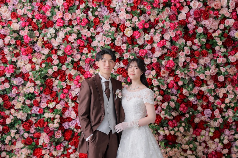 シンプル!でもお二人らしく! 洋装ハウススタジオプラン