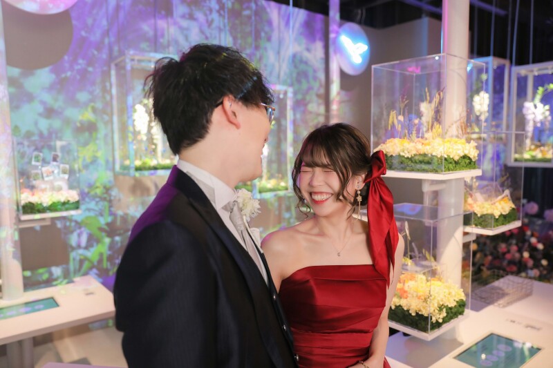 NAKED FLOWERS ＋ 東京駅夜景ロケーション