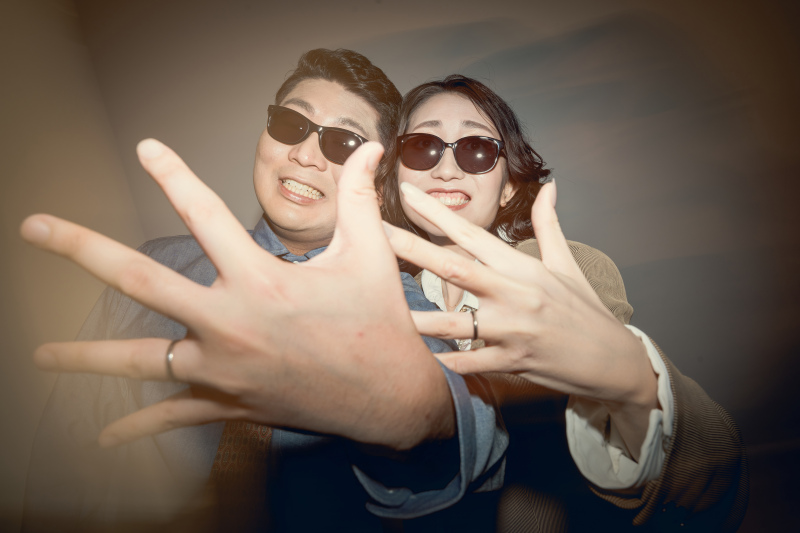 2人らしいお写真を!洋装スタジオ