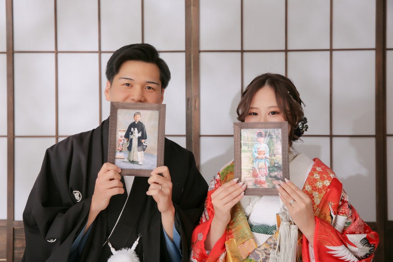 色打掛と白無垢2着楽しみました!