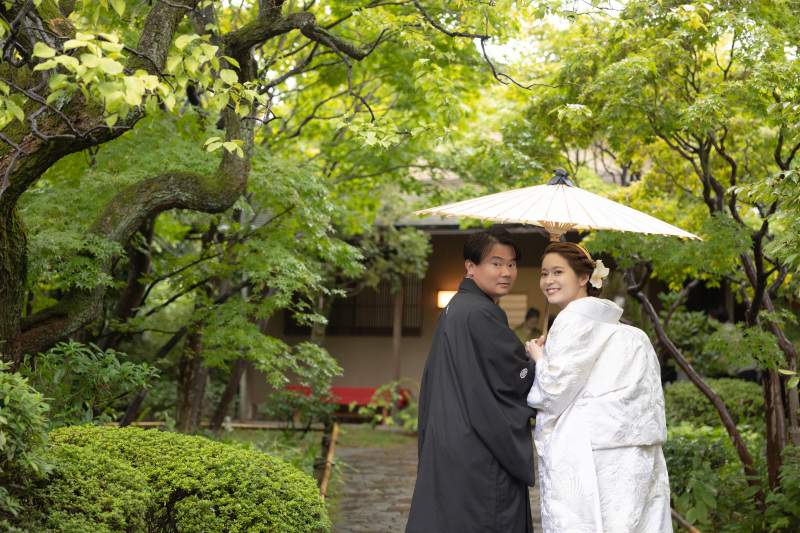 【新緑】緑あふれる雨の目白庭園