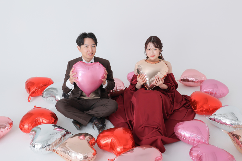 小物で可愛いウェディングフォトを!ハウススタジオプラン