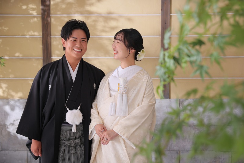スタジオでお外のようなお写真を!