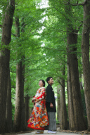 厳かな雰囲気でお写真が残せる【大田黒公園】