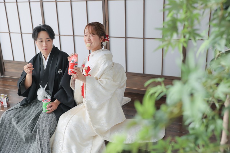 おふたりらしさ全開！屋内庭園スタジオ