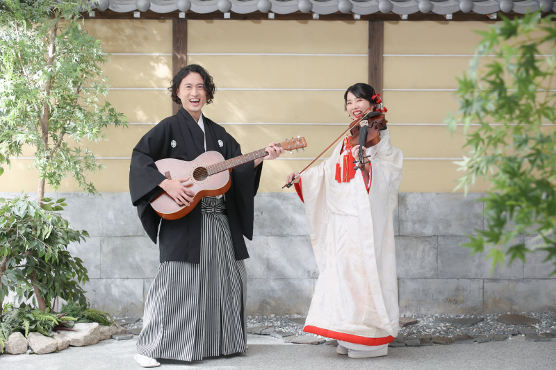 お二人らしさ満載！！〜屋内庭園スタジオ〜