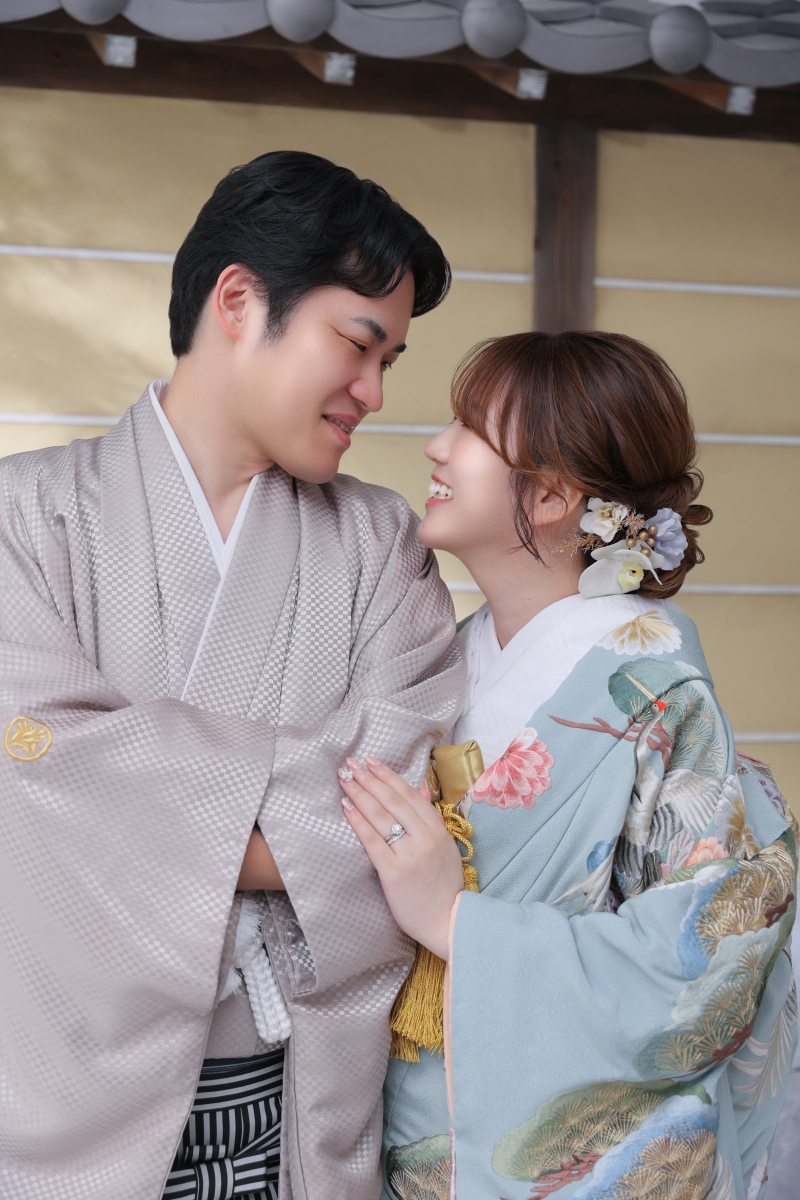 新婦様も新郎様も2着プラン!屋内庭園スタジオ