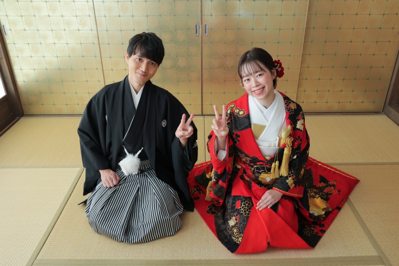 屋内庭園スタジオで叶える、美しき和のウェディングフォト！！