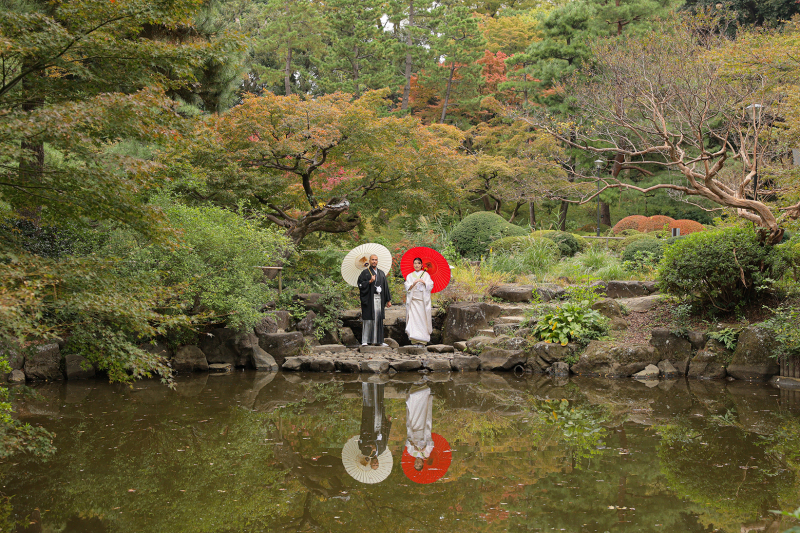 甘泉園で撮影