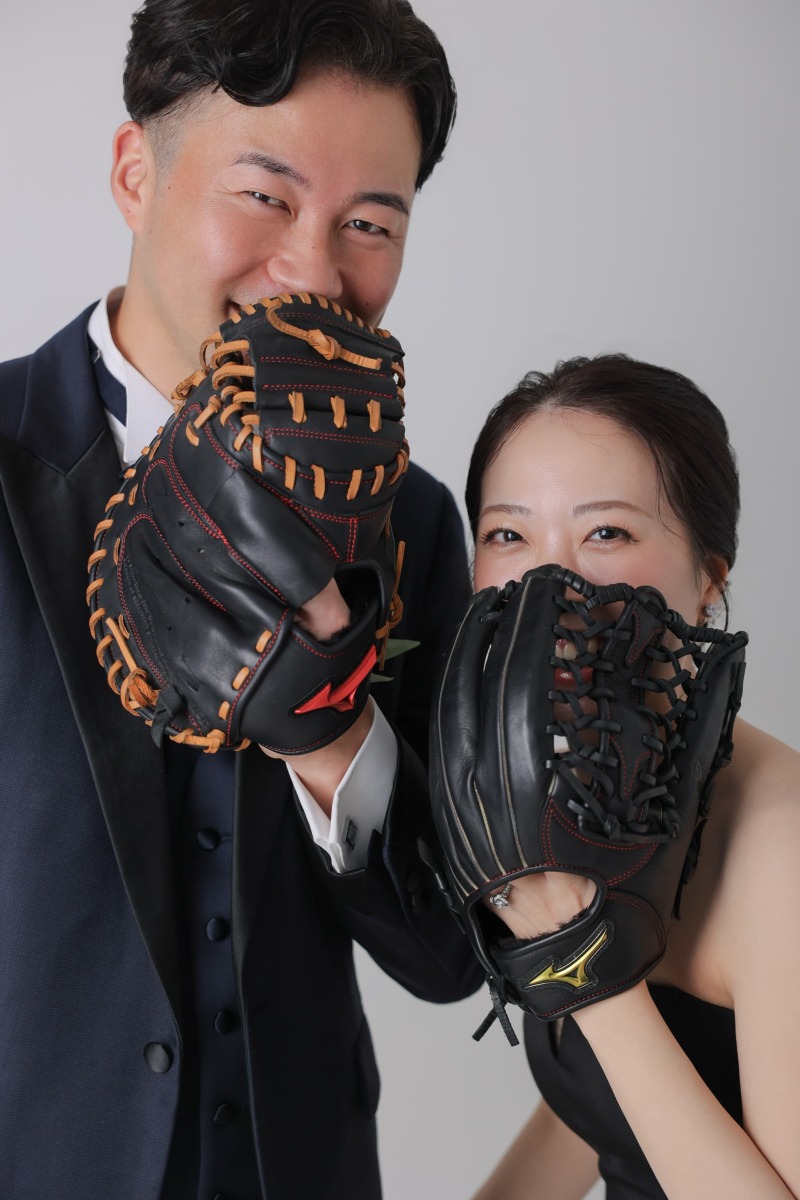 スタジオPULSでカラードレス撮影