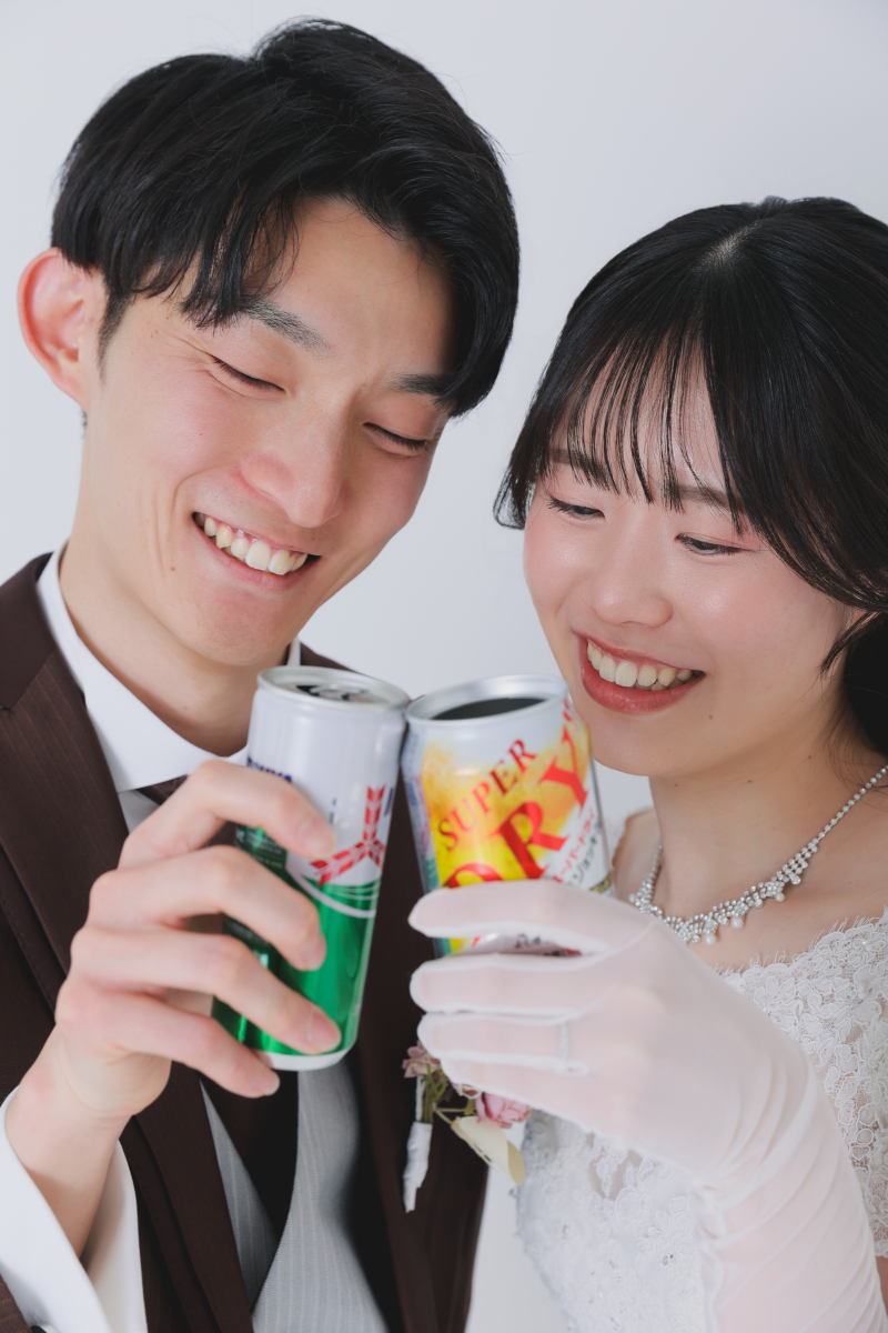 お互いの趣味を取り入れたお二人だけの特別な写真！