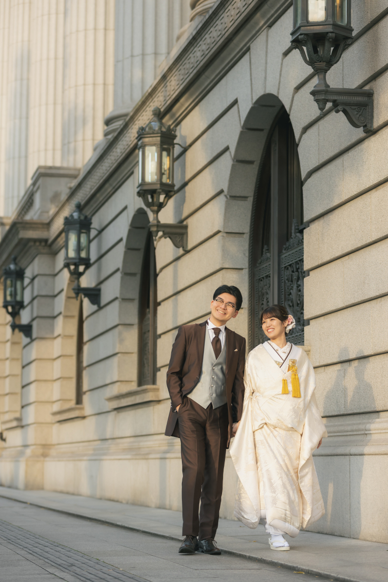 白無垢とタキシードで東京周遊ロケーション!