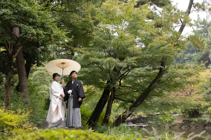 【新緑】雨の甘泉園公園で緑を楽しもう