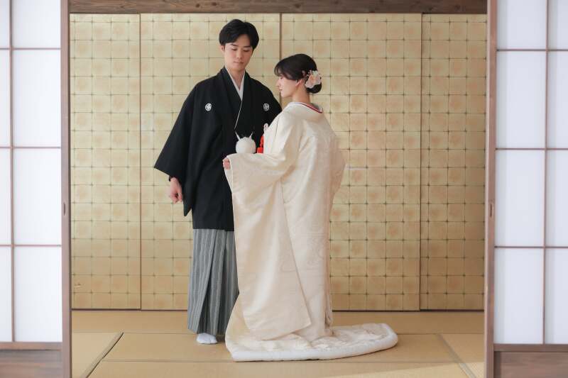 紅葉と白無垢の余韻