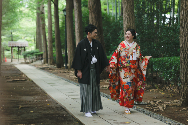 厳かな雰囲気でお写真が残せる【大田黒公園】