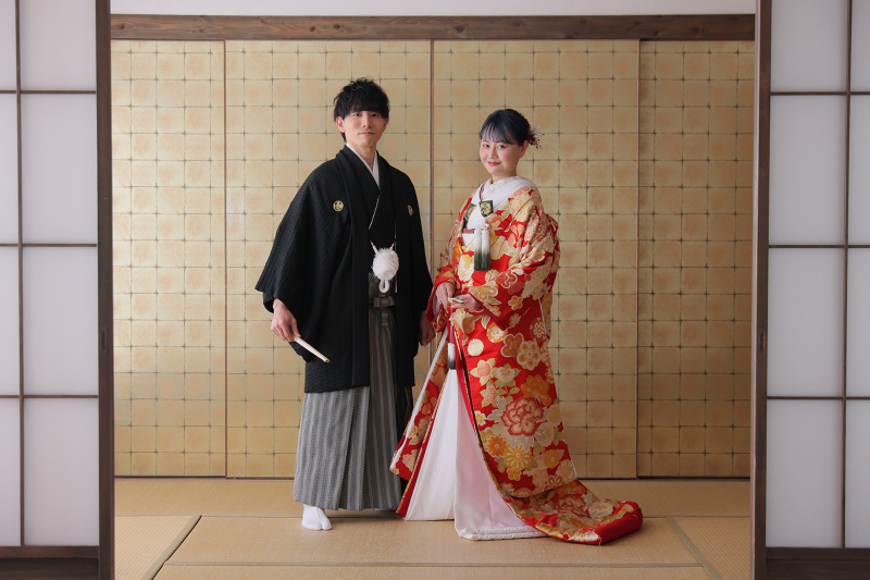 洋装ハウススタジオ→新宿周遊+和装屋内庭園スタジオ