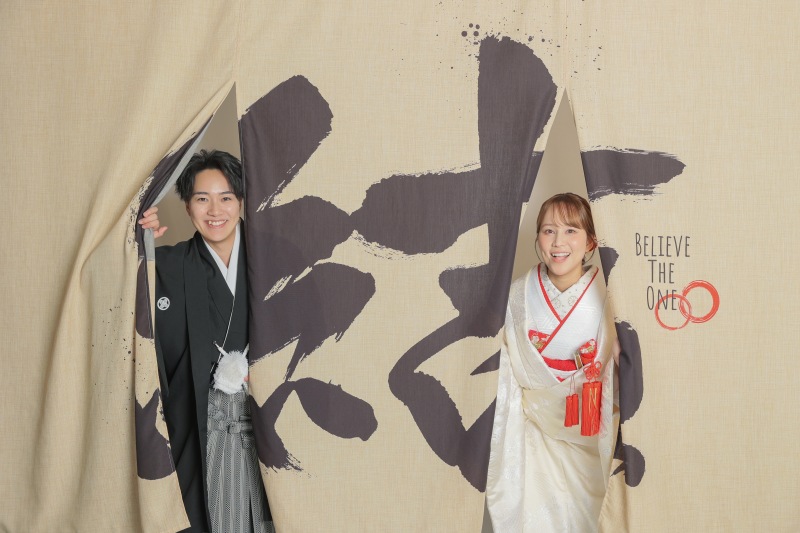 おふたりらしさ全開！屋内庭園スタジオ