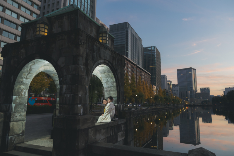 白無垢とタキシードで東京周遊ロケーション!