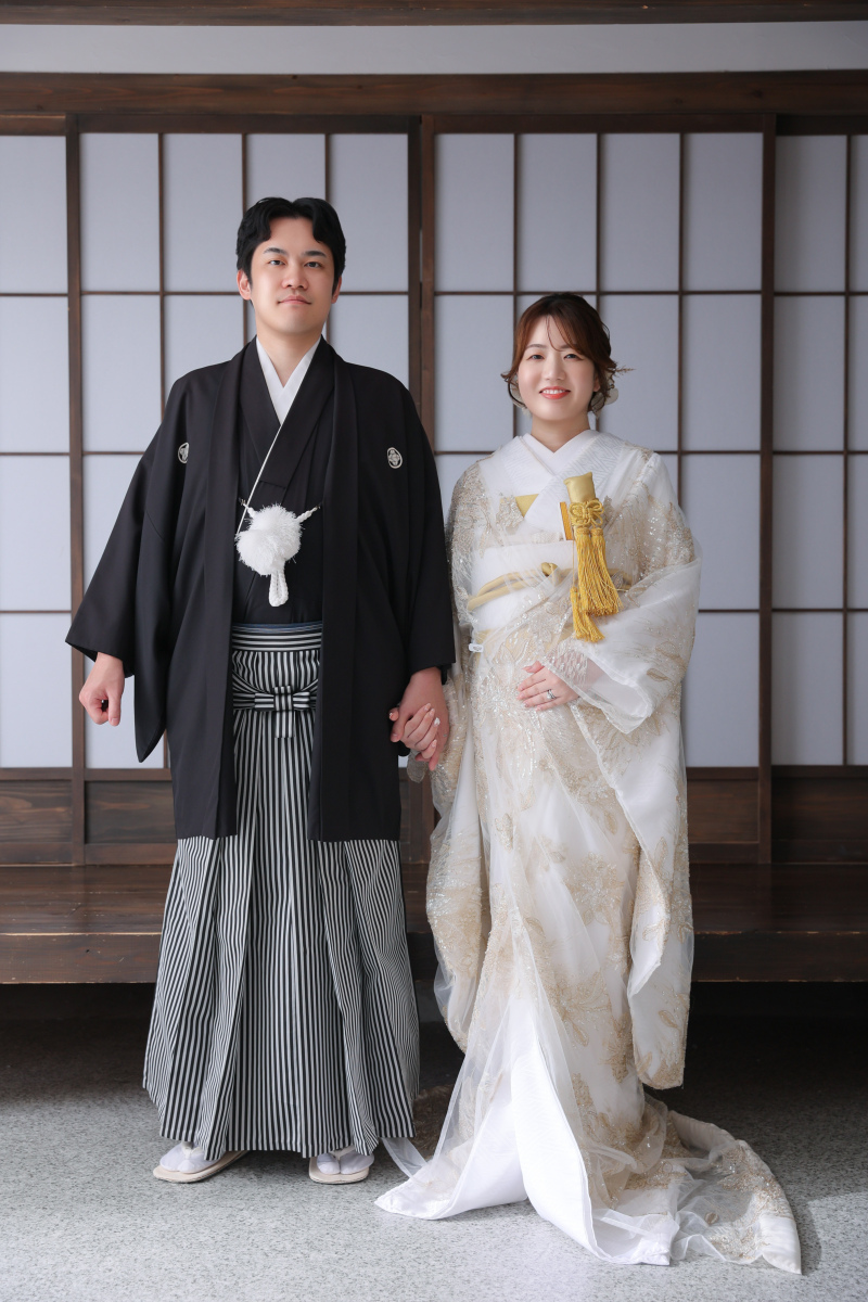 新婦様も新郎様も2着プラン!屋内庭園スタジオ