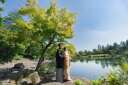 昭和記念公園にて