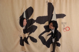 屋内庭園で和装撮影！