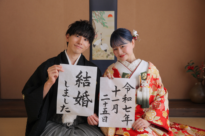 洋装ハウススタジオ→新宿周遊+和装屋内庭園スタジオ