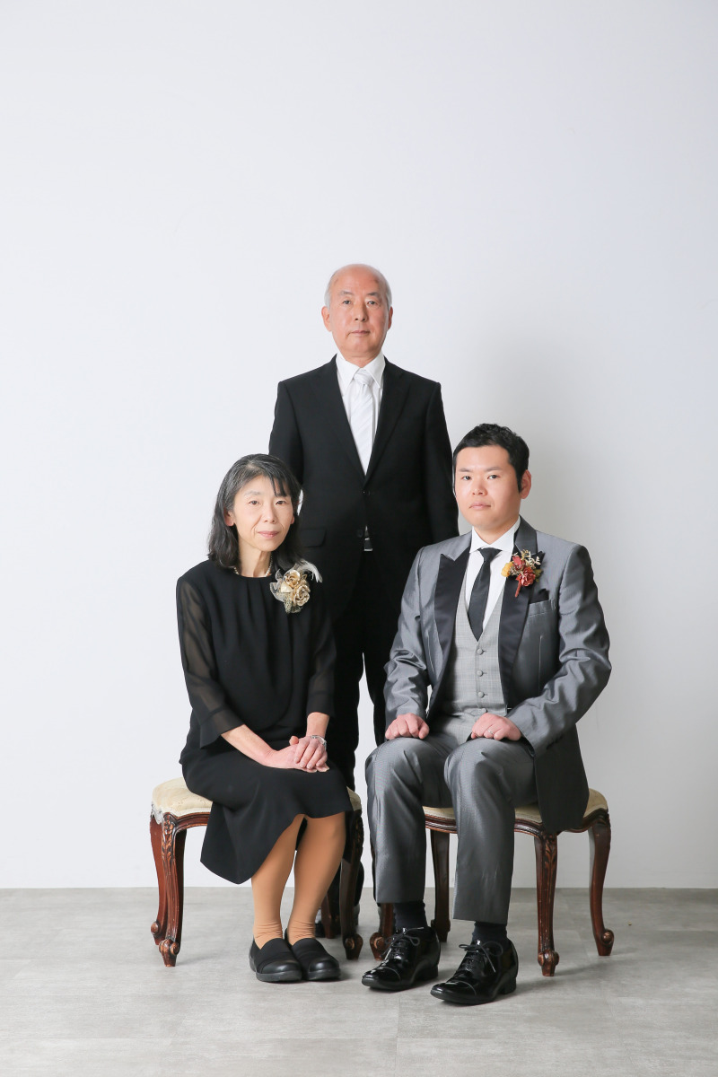 和洋2着とも、ご家族様との思い出を