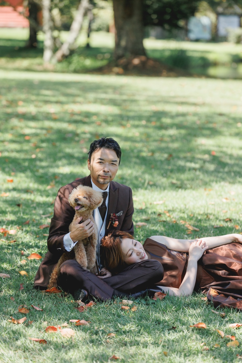 愛犬と一緒に！軽井沢タリアセンロケーション