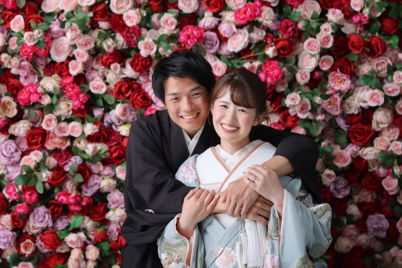持ち込みの小物で可愛らしく！和装ハウススタジオ！
