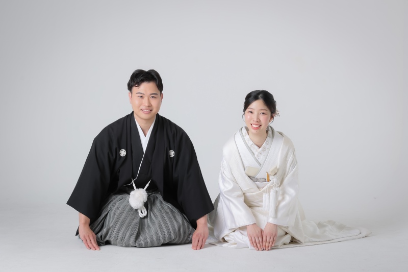 和装洋装スタジオ撮影