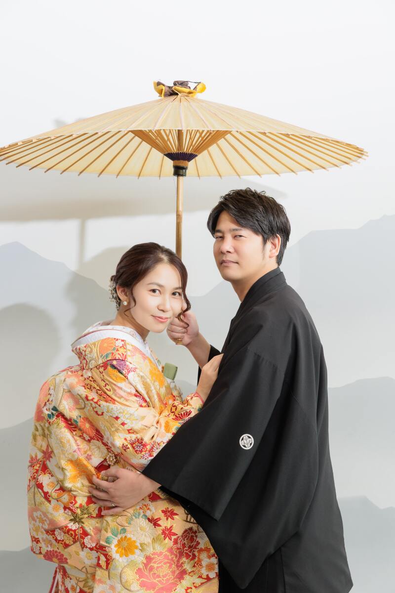 和装でスタジオ撮影を満喫♪