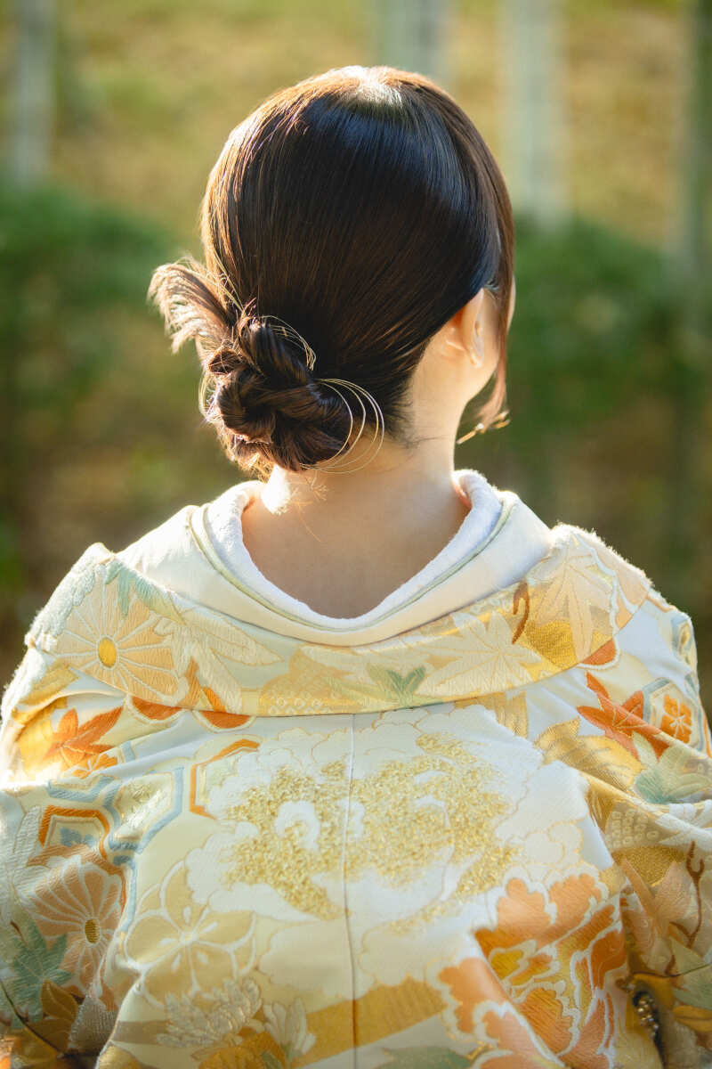 和装ロケーション&rarr;洋装スタジオ　ヘアチェンジ！