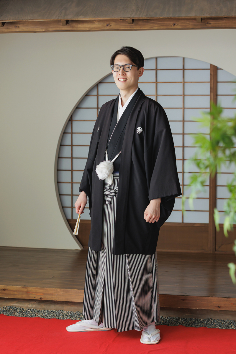 白無垢と黒紋付!屋内庭園スタジオのご紹介!