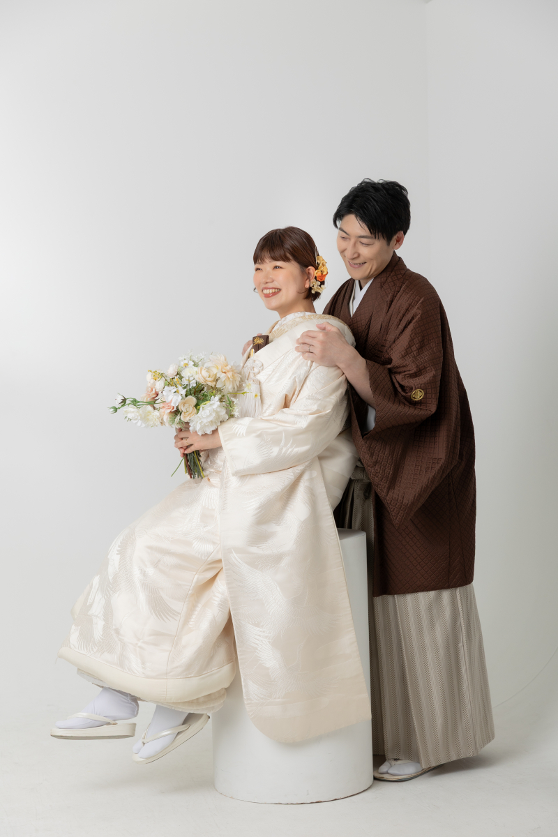 やわらかな時間と、くすっと笑える瞬間 ― 和装フォトウエディング